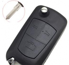 For Chevrolet 3 button remote key blank with right