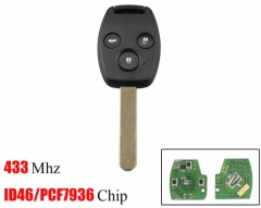 For Honda 3Buttons Cr-V Civic Insight Ridgeline 20