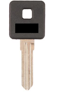 For Harley motor key shell with short left blade（black）