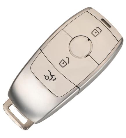 White 3 button Car Key Case Shell For Mercedes Benz 2017 E Class E43 E300 E400 W213 2018 S Class Car Styling Replacement Cover