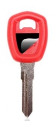 For Harley motor key shell with right blade（red)