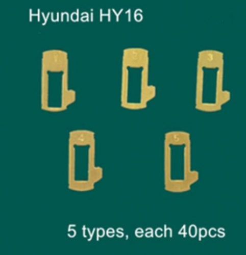 HY16 Car lock wafer Lock Repair Kit Accessories Car Lock Reed Plate For Hyundai