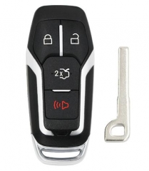 For Ford 3+1 button remote key shell with Hu101 bl