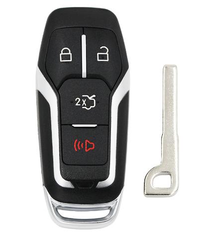 For Ford 3+1 button remote key shell with Hu101 blade