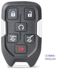 For GMC 5+1 button remote key with 315mhz for     