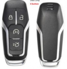 For Ford 4 button remote key shell with key blade