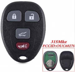 for　GM 3+1 Button remote key 
with FCCID OUC60270-