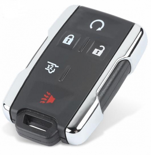 For Chevrolet  5 button remote key shell,the side part is white