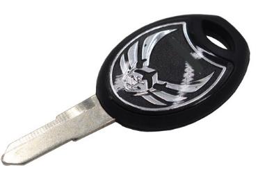 For Honda-Motor bike key blank with right blade（black）