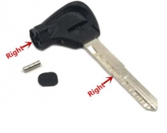 For yamaha motorcycle transponder key blank with r