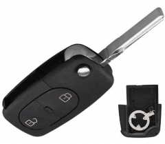 For Audi 2 buttons remote key shell with Small bat