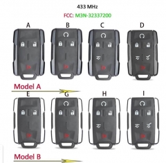 Remote Control Key 3 / 4 / 5 / 6 Button 433MHz Fob