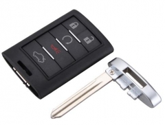 For Cadillac 5 button
remote key Shell with blade