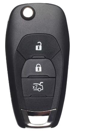 For Chevrolet 3 Buttons Cruze Aveo 2014-2018 Flip Folding Key Replacement Fob Car Accessories