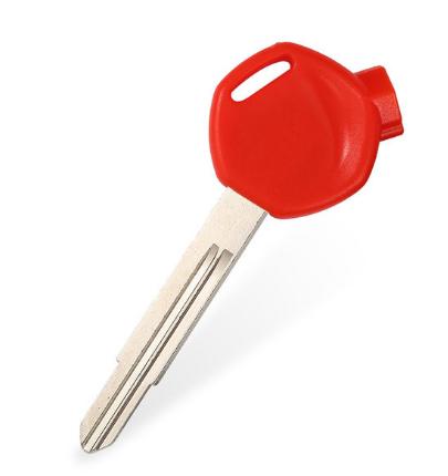 For Honda-Motor bike key blank
with left blade in red