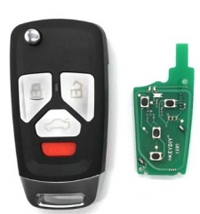 For Audi Style 3+1 button remote key  B27-3+1 for

