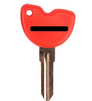 For Piaggio Motorcycle transponder key case with right blade (red)        for vespa 3vte 125 gts gtv 250 300