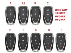  Car Remote Control Key For Chevrolet Camaro Equin