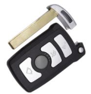 For Bmw 7 series key shell 
with emergency blade(2 parts)