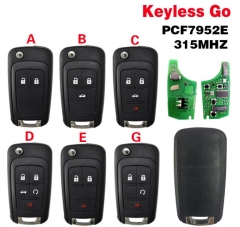 OHT01060512 Keyless-GO Flip Key Remote Start 315MH