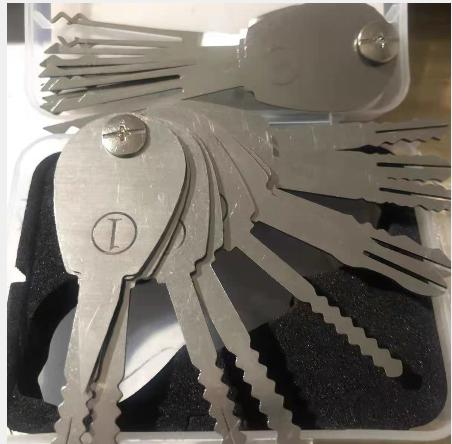 car flip lock pick set, use for house locks, car locks, motorcycle locks