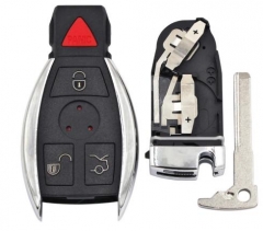 3+1 button New Smart Key Shell for Benz with Batte