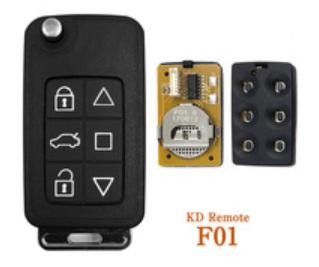 For Volvo style F01 6 button remote key for KD300 and KD900 to produce any model rmeote