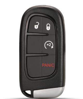 For Chrysler 3+1 button  remote key shell with blade
