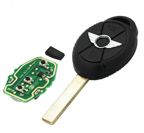 For　BMW Mini Cooper 3 button remote key with 434mhz