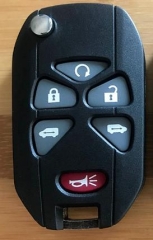 For GM 6 button flip remote key blank