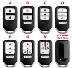 2/3/4/5 Button for Honda Ohyssey Crosstour Fit HR-