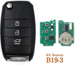 For Hyundai style B19-3 3 button remote key for
KD