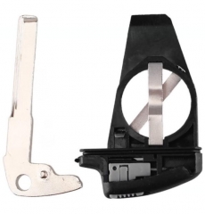 For Benz 3 buttons remote key shell with battery clamp and key blade