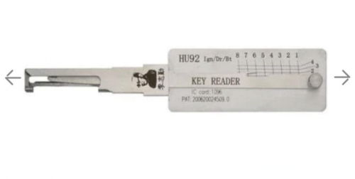 Lishi HU92 key reader and decoder for BMW
