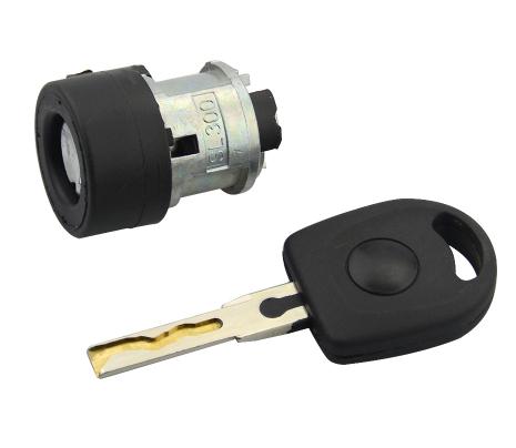 For VW SAGITAR PASSAT Bora Car Ignition Key Lock Cylinder Auto Modified Replacement Lock Latch Core Set 