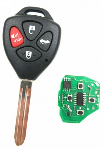 For Toyo ta style 3+1 button remote key B05-4 for
KD300 and KD900 to produce any model 
remote