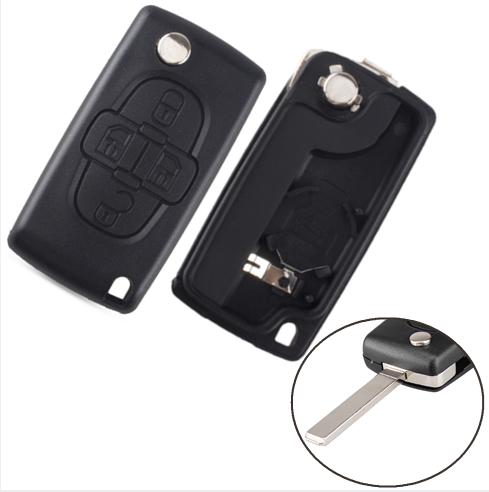 For Citroen 307 4 buttons 
flip key blank 
 