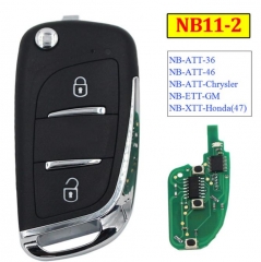 keyDIY 2 button remote key NB11 Multifunction 5 Mo