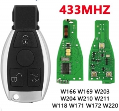 NEC Remote Car Key 433Mhz for Mercedes Benz C E S 