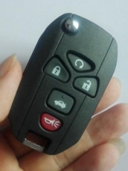 For GM 5 button flip remote key blank