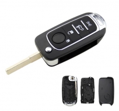 For Fiat 500X 4 button flip Remote Key blank  with