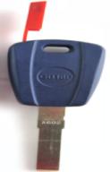 For Fiat transponder key shell with red pin