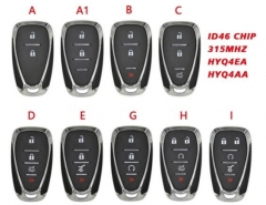 Car Remote Control Key For Chevrolet Camaro Equino