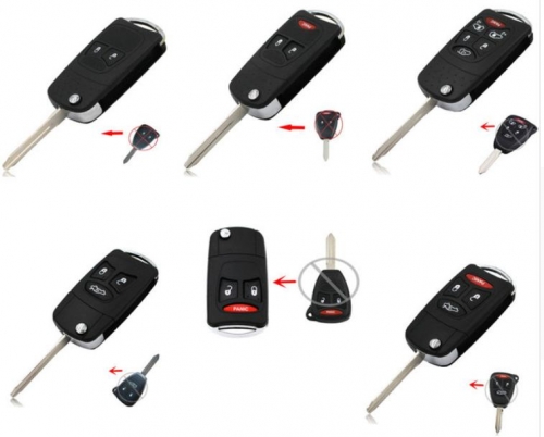 For Chrysler Modified folding remote key blank
