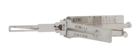 Lishi KTM1 2 In 1 
lock pick and decoder genuine used for KTM MORTOR KEY