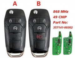 for Ford 868MHz Transponder: HITAG Pro Part No: 35