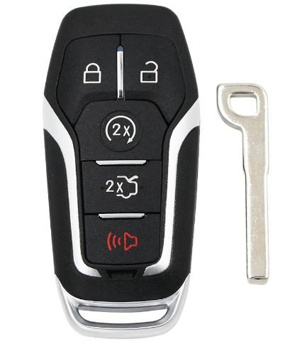For Ford 4+1 button remote key shell with key blade