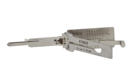 Lishi KYM2R 2 In 1 
lock pick and decoder KYMCO genuine used for Taiwan  MORTOR KEY