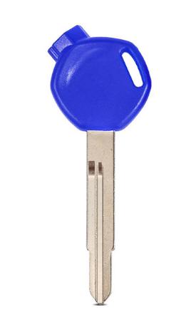 For Honda-Motor bike key blank
with right blade in blue