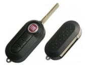 For Fiat 3 buttons remote key shell with SIP22 bla